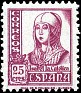 Spain 1937 Isabella the Catholic 25 CTS Carmin Edifil 822